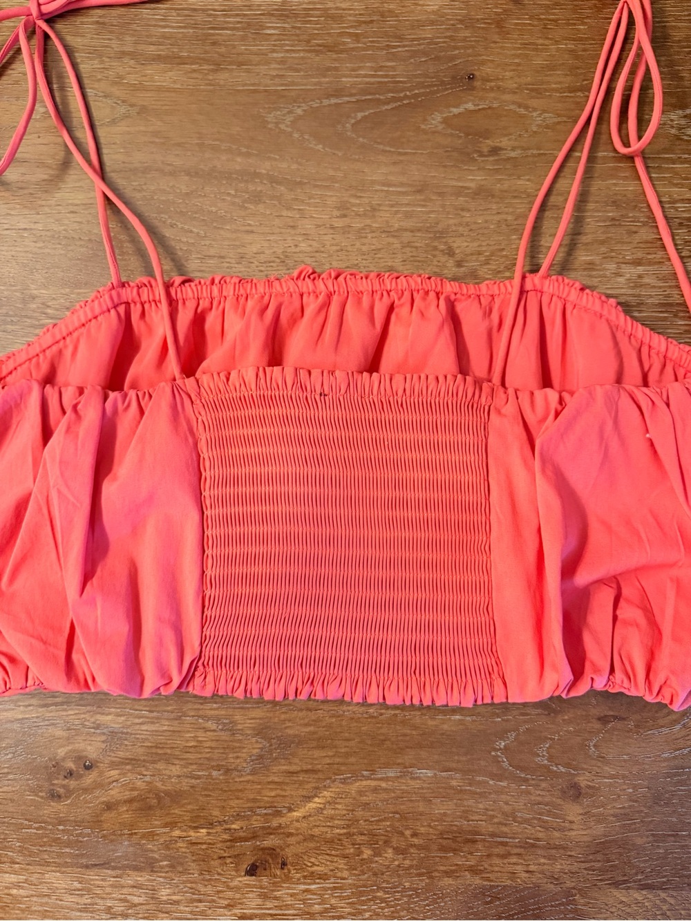 Express Coral Ruffle Top & Mini Skirt - Picture 4 of 12